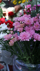 bouquet of flowers in the outdoor garden