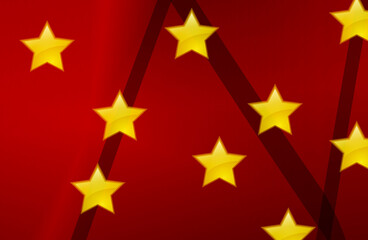 Abstract gradient background with multicolor tones, decorated with stars. Multipurpose creative large scale website template