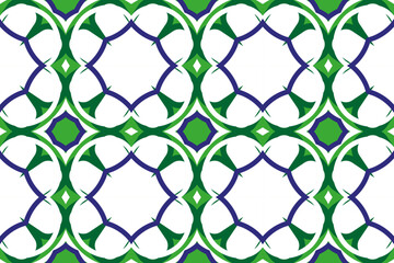 Naklejka premium Abstract vector background with seamless geometric pattern of simple shapes. Stylish vector texture