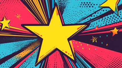 Fototapeta premium pop art style background, vector illustration