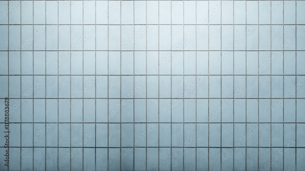 Poster closeup view of the gray wall. abstract pattern of a tiled wall