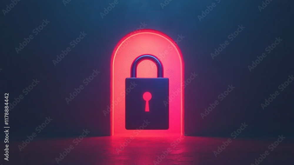 Poster cloud storage and data protection. encrypted authentication tools for cloud storage, holographic glo
