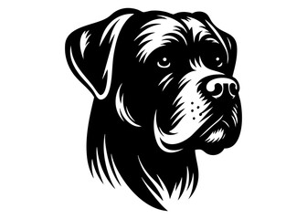 Dog Silhouette Vector Illustration