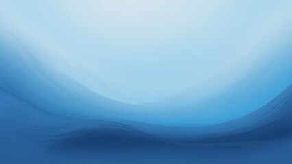 Fototapeta premium Soft blue abstract waves on a gradient background for artistic design and creative projects with ample copy space