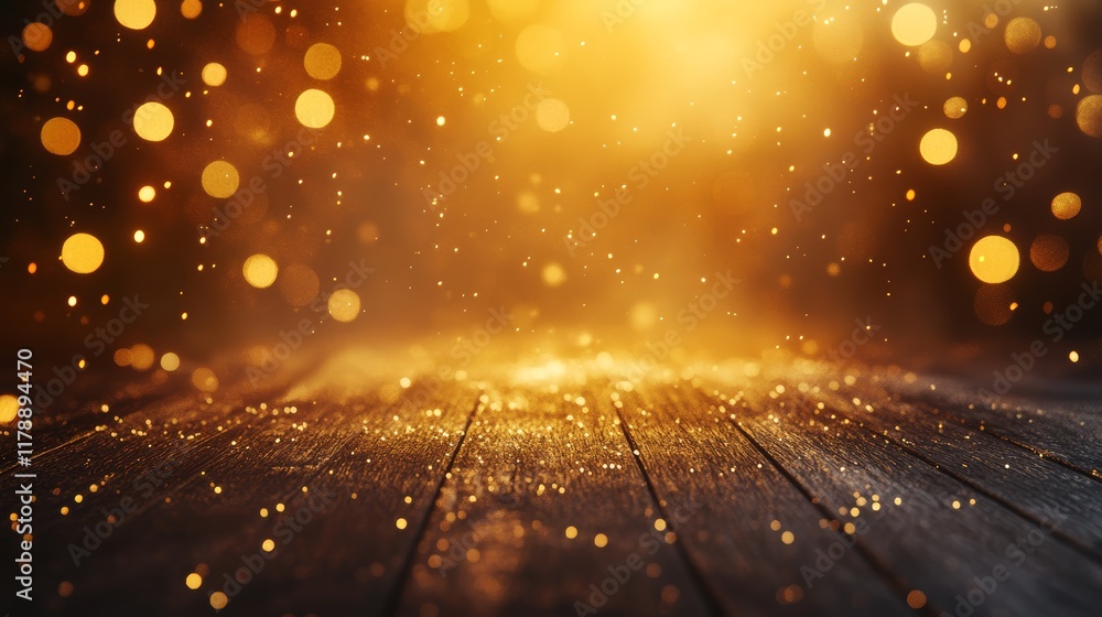 Poster this enchanting image features ethereal light and glimmering sparkles set against a spacious backgro