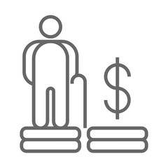 Retirement Savings icon Design
