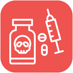 Drug Use vector icon illustration of Lifestyles iconset.