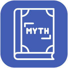 Literary Mythology vector icon illustration of Literature iconset.