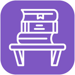 Classic Literature vector icon illustration of Literature iconset.