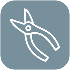 Pliers vector icon illustration of Home Improvements iconset.