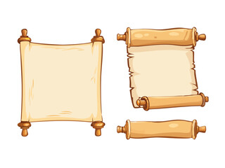 old scroll paper vector