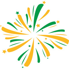 Fototapeta premium St. Patrick's Day Firework