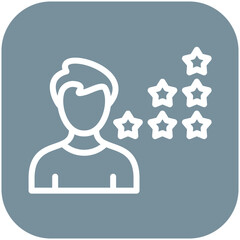 Employee Ratings vector icon illustration of Business & Economy iconset.