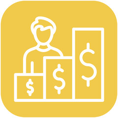 Motivation & Incentives vector icon illustration of Human Resource iconset.