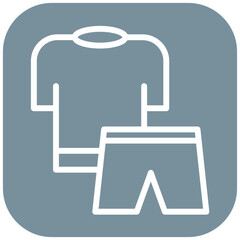 Uniform vector icon illustration of Soccer iconset.