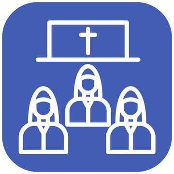 Cermon vector icon illustration of Funeral iconset.