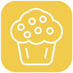 Cupcakes vector icon illustration of Party and Celebration iconset.