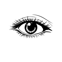 eye of the girl