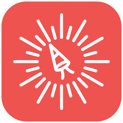 Fireworks vector icon illustration of Party and Celebration iconset.