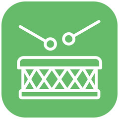 Traditional Drums vector icon illustration of Festa Junina iconset.