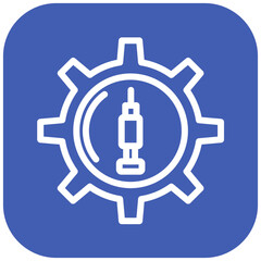 Vaccine Development vector icon illustration of Infectious Diseases iconset.