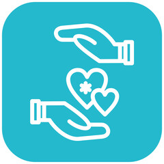 Palliative Support vector icon illustration of Chemotherapy iconset.