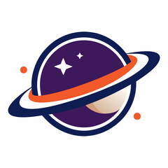 Modern Astronomy Logo for Space Merchandise Branding