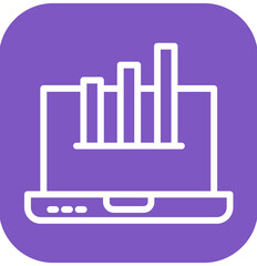 Sales Growth vector icon illustration of Business Analytics iconset.