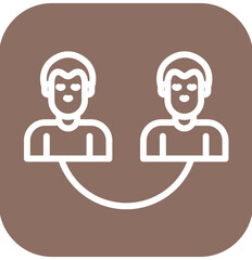 Customer Engagement vector icon illustration of Business Analytics iconset.