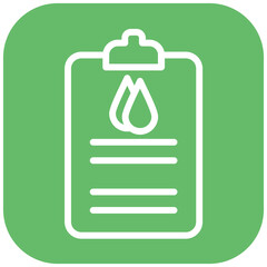 Test Result vector icon illustration of Quality Assurance iconset.