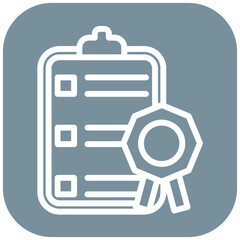 Quality Control vector icon illustration of Quality Assurance iconset.