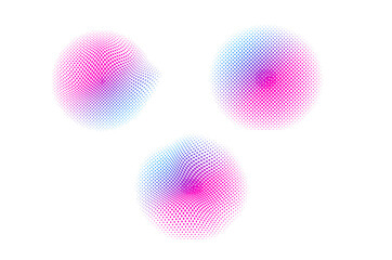 Halftone dot background