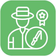 Professional vector icon illustration of Fishing iconset.