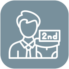 Second Job vector icon illustration of Gig Economy iconset.