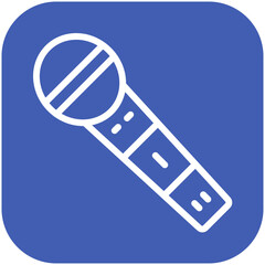 Microphone vector icon illustration of Award Events iconset.