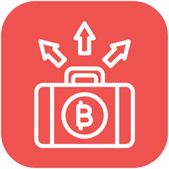 Liquidity vector icon illustration of Cryptocurrency iconset.