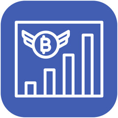 Economic Freedom vector icon illustration of Cryptocurrency iconset.