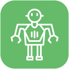Robotics vector icon illustration of Robotics iconset.