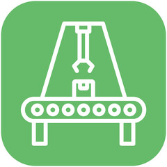 Production vector icon illustration of Robotics iconset.