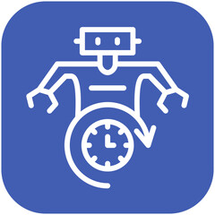 Future vector icon illustration of Robotics iconset.