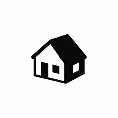 House building home property icon vector sign