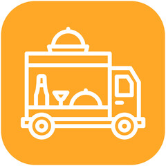 Food Truck vector icon illustration of Catering iconset.