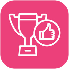 Success vector icon illustration of Achievements iconset.