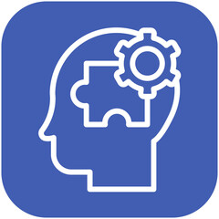 Problem Solving vector icon illustration of Achievements iconset.