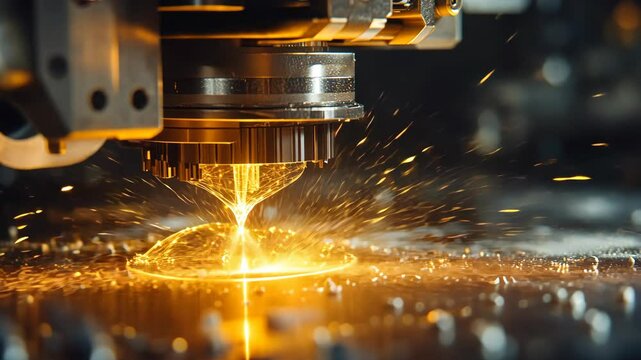 Advanced 3D printing technology revolutionizes manufacturing processes in industrial setting