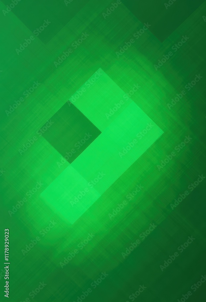 Aufkleber abstract green geometric patterned background