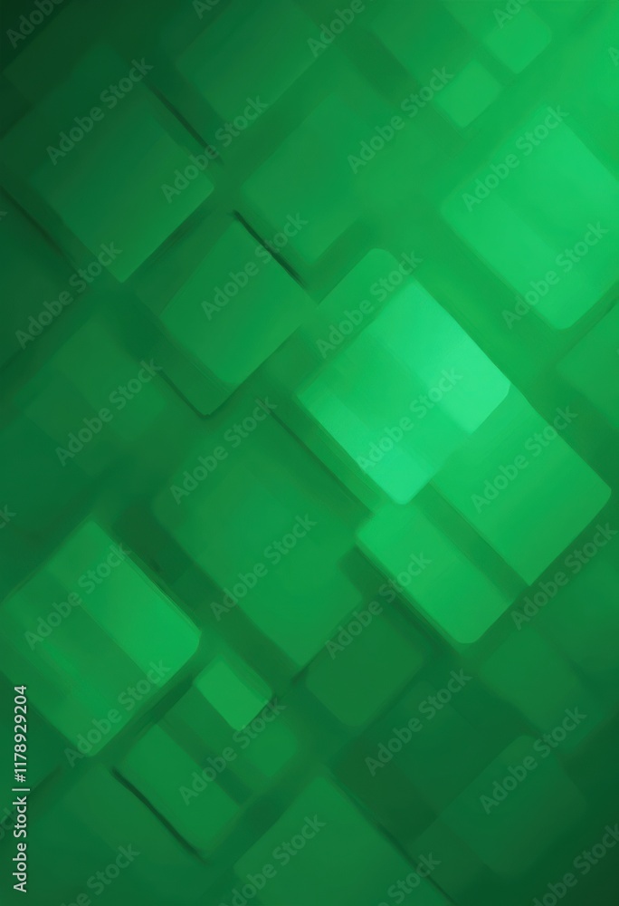 Aufkleber green square blocks pattern background illustration