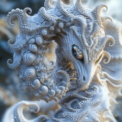 close up of dragon head