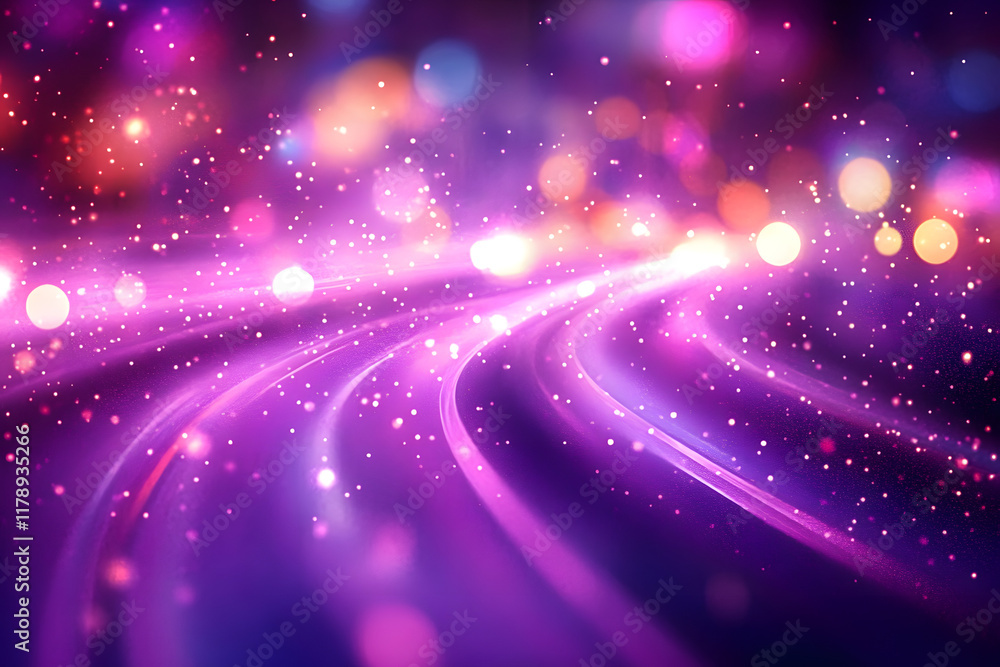 Poster light purple defocused blurred motion abstract background creates a mesmerizing and dynamic visual e