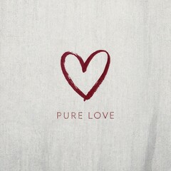 Pure love symbol representing affection and connection on Valentine's Day celebration